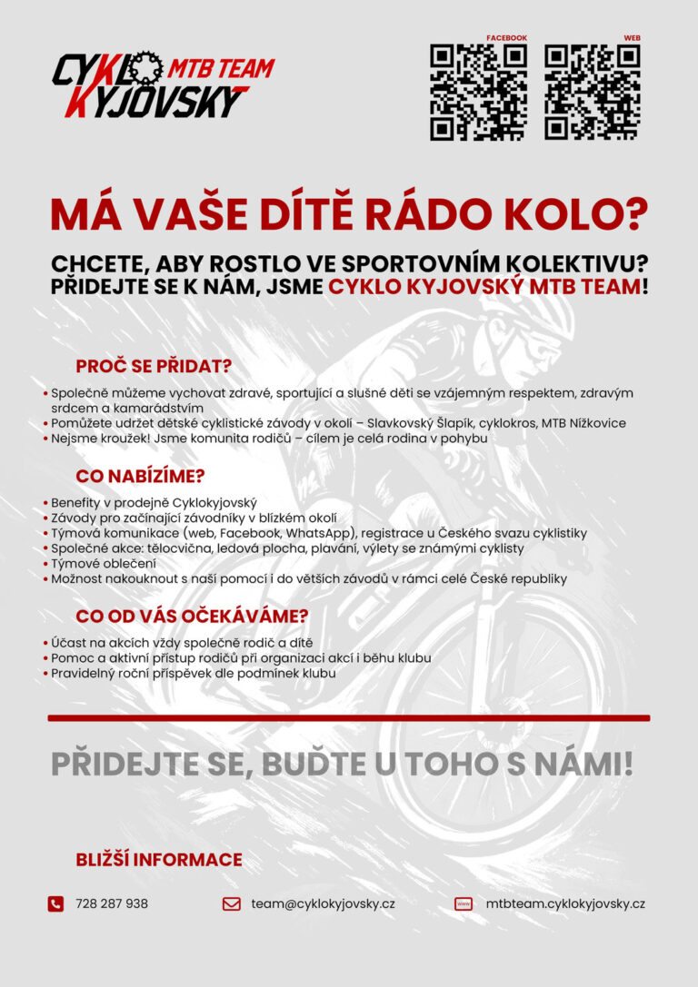 Má vaše dítě rádo kolo?