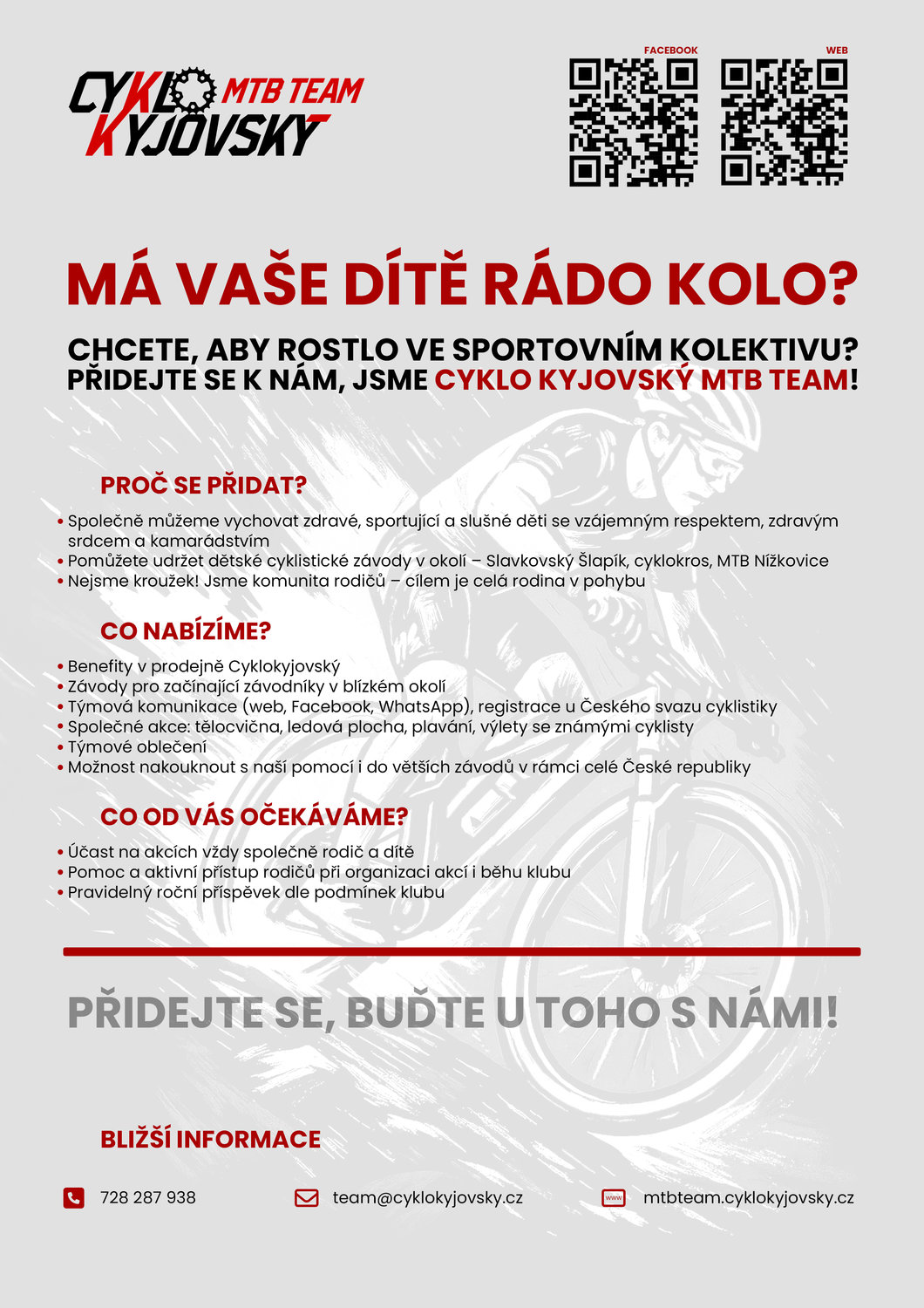 Má vaše dítě rádo kolo?